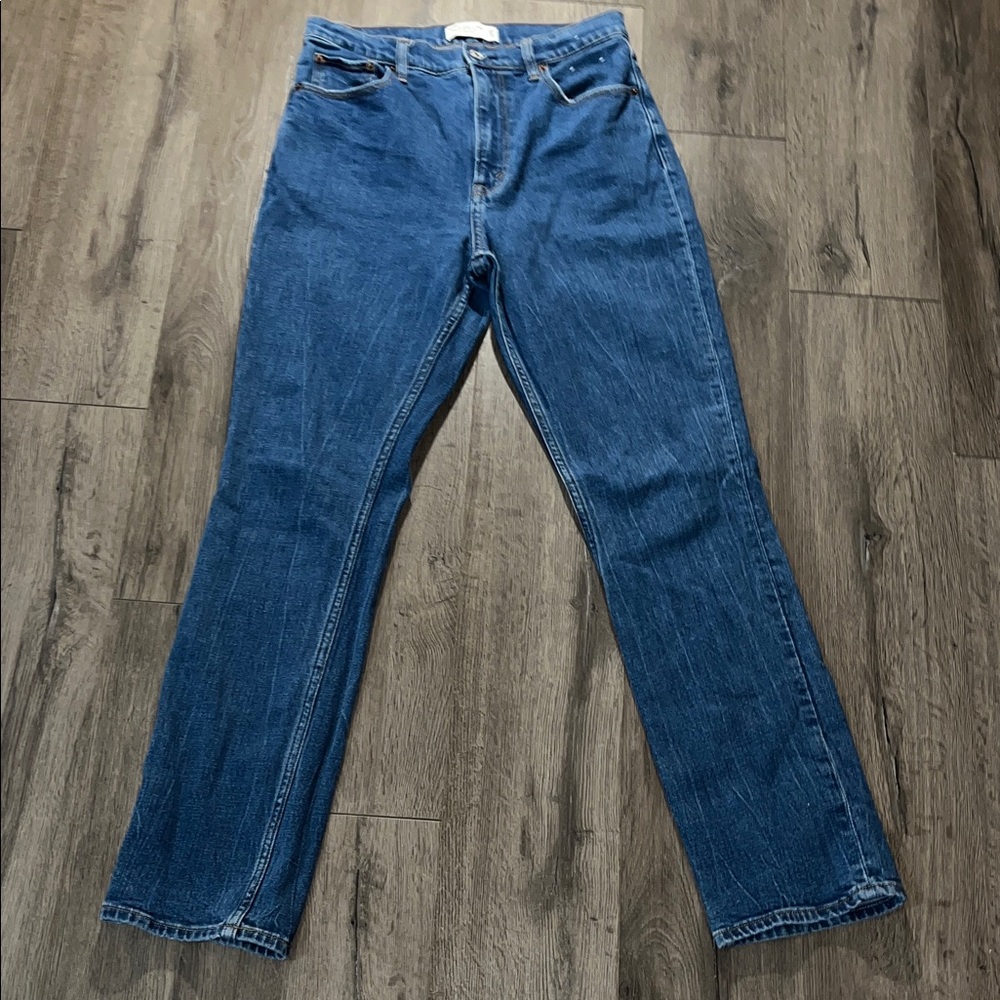 Abercrombie & Fitch The 90s Slim Straight Jean Ultra High Rise - Picture 4 of 8
